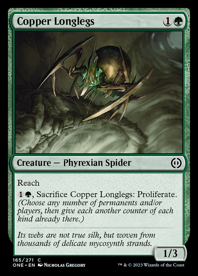 {@C} Copper Longlegs [Phyrexia: All Will Be One][ONE 165]