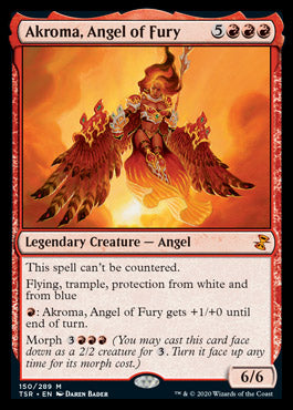 {R} Akroma, Angel of Fury [Time Spiral Remastered][TSR 150]