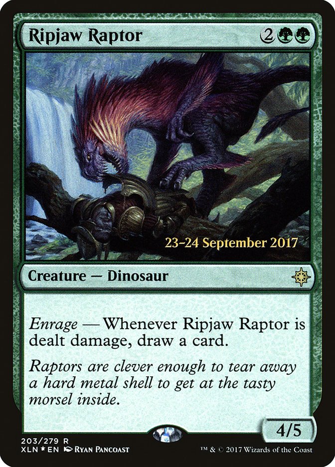 {R} Ripjaw Raptor [Ixalan Prerelease Promos][PR XLN 203]