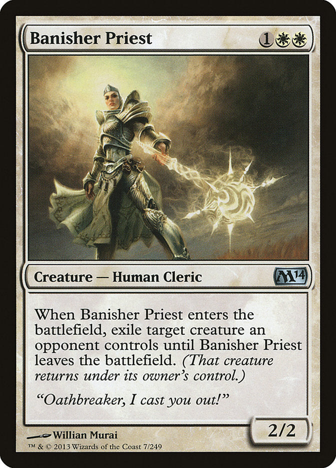 {C} Banisher Priest [Magic 2014][M14 007]