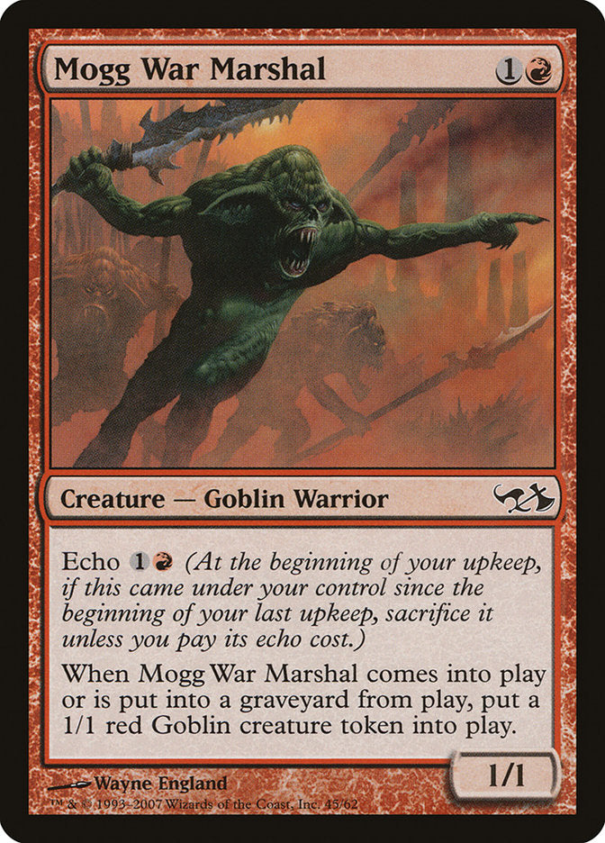 {C} Mogg War Marshal [Duel Decks: Elves vs. Goblins][DDA 045]