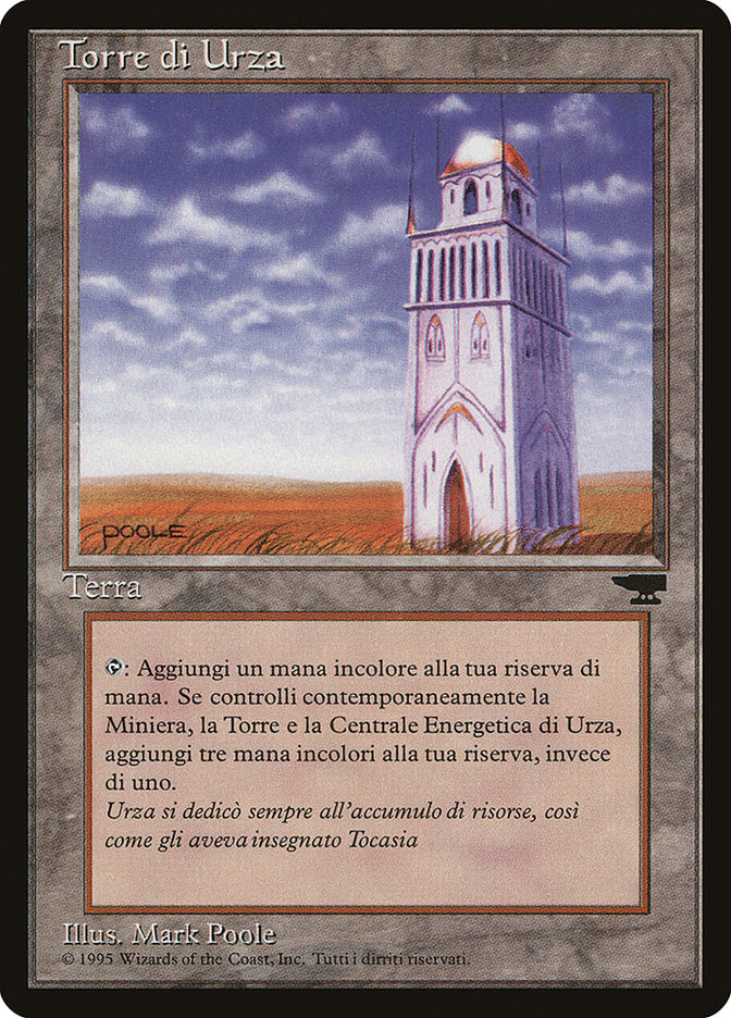 {C} Urza's Tower (Mountains) (Italian) - "Torre di Urza" [Rinascimento][RIN 185]