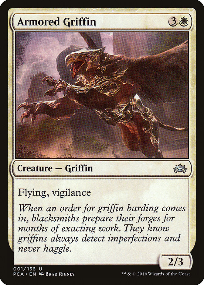 {C} Armored Griffin [Planechase Anthology][PCA 001]