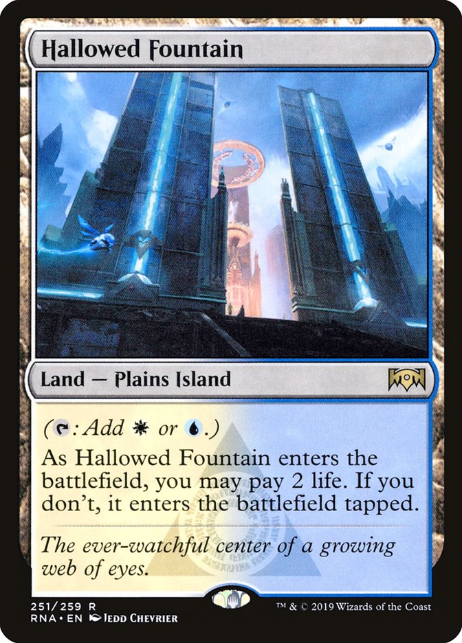 {R} Hallowed Fountain [Ravnica Allegiance][RNA 251]