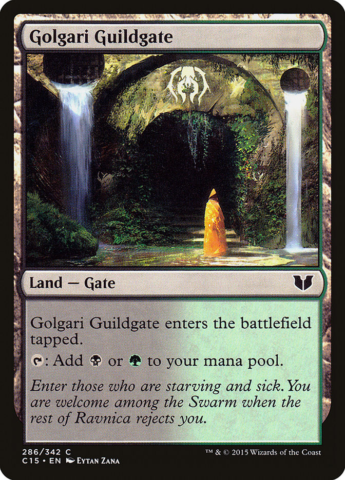 {C} Golgari Guildgate [Commander 2015][C15 286]